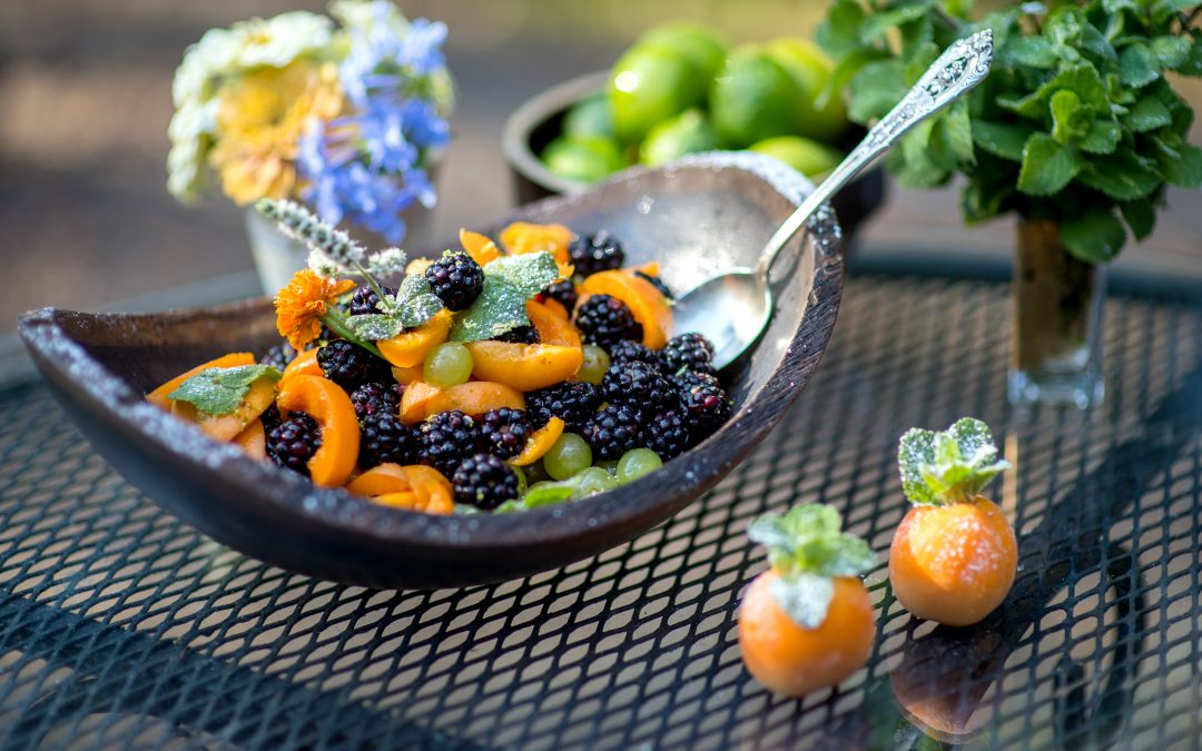 Fruit With Lime-Sugar Glaze