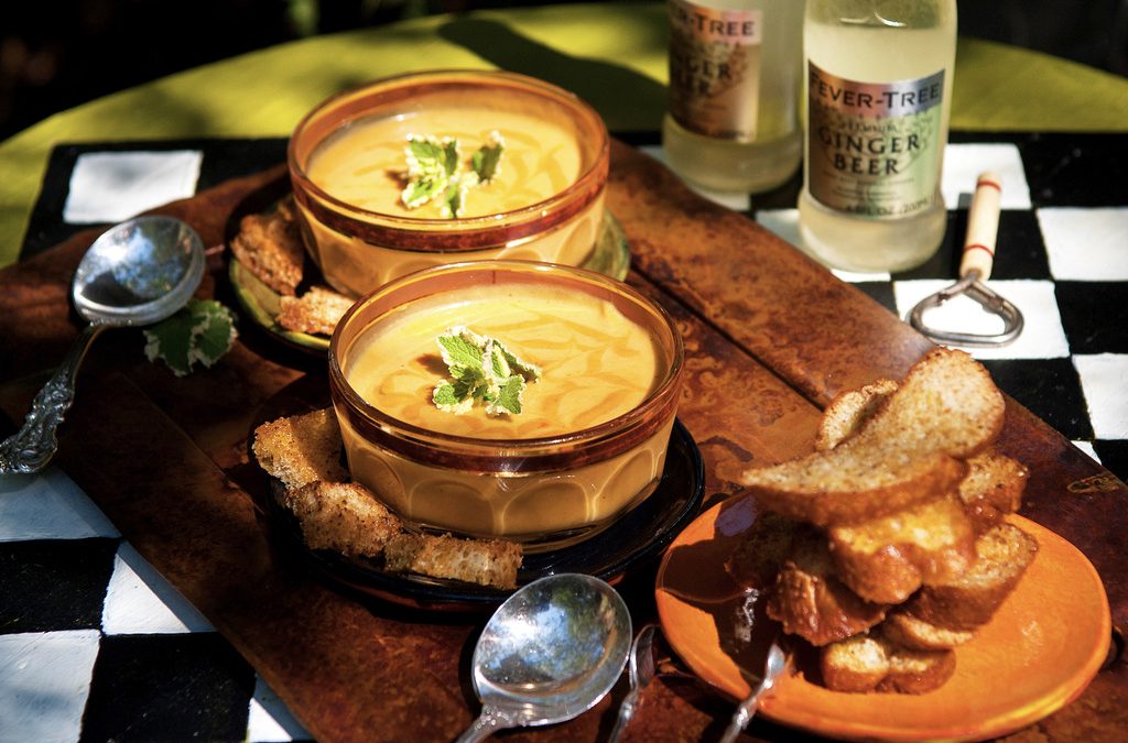 CURRIED SWEET POTATO SOUP